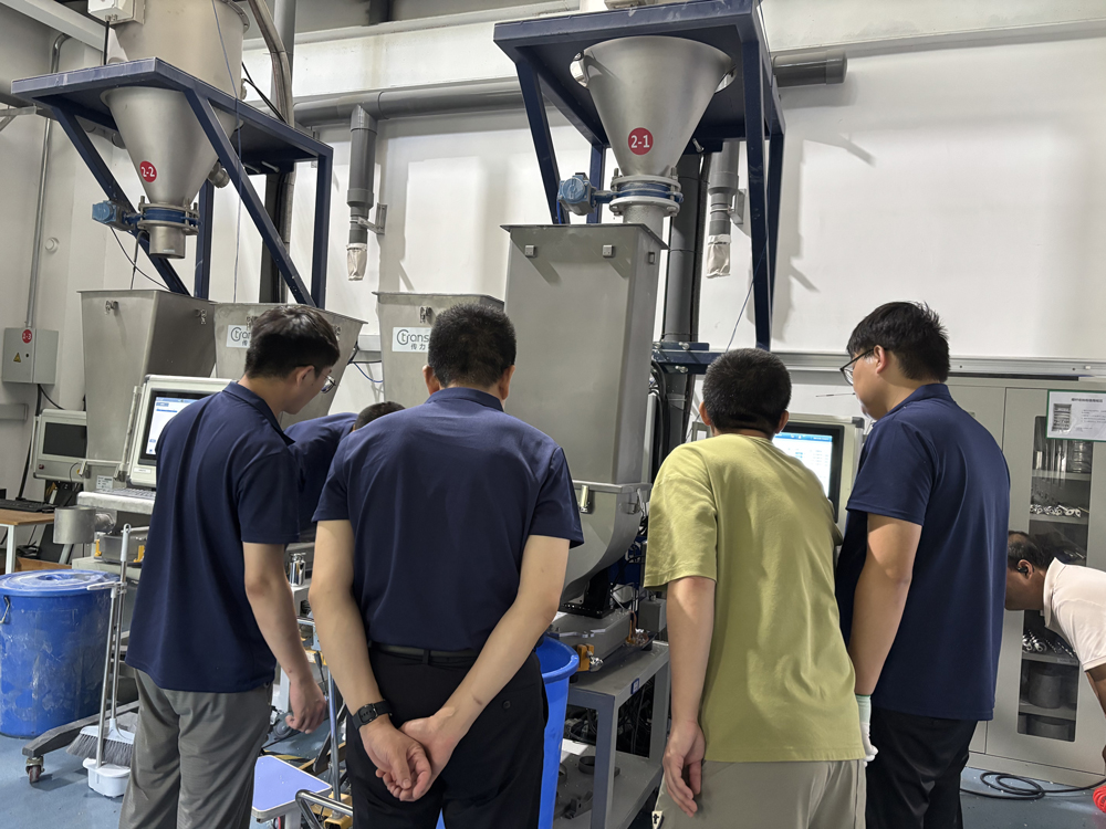 Customer On-Site Material Testing Successfully Completed Customer On-Site Material Testing Successfully Completed